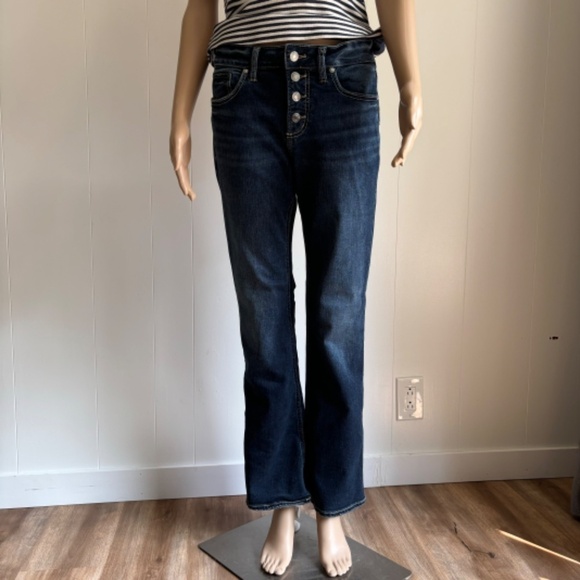 Silver Jeans Co suki bootcut button fly W30 L31 medium wash GUC - Picture 2 of 10